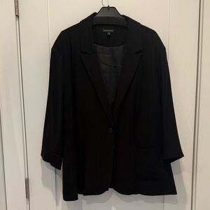 Universal Standard Black Blazer Size L (22/24)